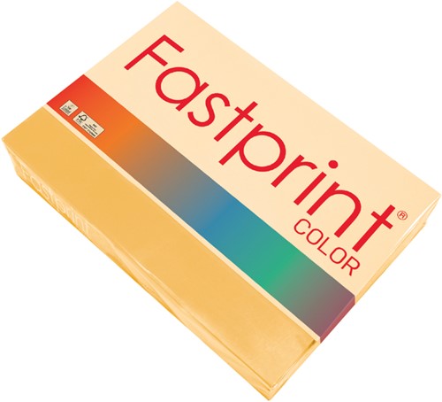 Kopieerpapier Fastprint A4 120gr goudgeel 250vel