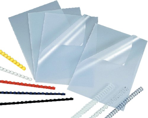 Voorblad GBC A4 PVC 180micron transparant 25 stuks-3