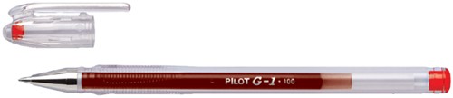 Gelschrijver PILOT G1 rood 0.4mm