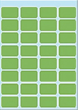 Etiket HERMA 3645 12x19mm groen 160 stuks