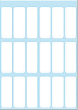 Etiket HERMA 3650 12x34mm wit 126 stuks
