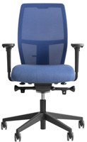 Be Brave 200 bureaustoel incl. 40ZW 4D armleggers en netweave rug PG. 20