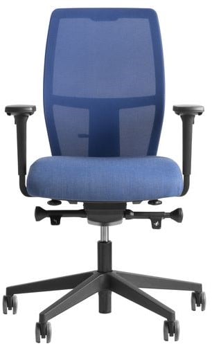 Be Brave 200 bureaustoel incl. 40ZW 4D armleggers en netweave rug PG. 20
