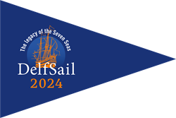 Delfsail Bootvlag (punt) 40x60 cm puntvlag incl broekingsband en koord + lus 