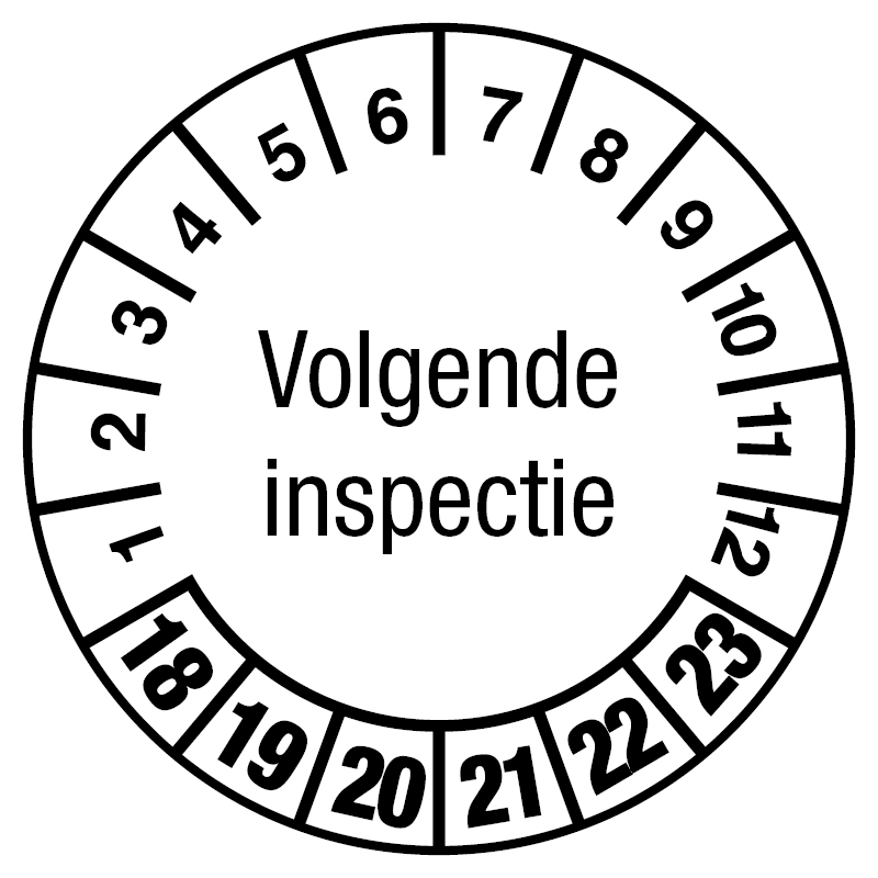 signing pagina keuringsstickers