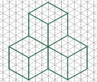 Mercurius grafisch meetpapier A4 isometrisch blok Isometrisch tekenblok 