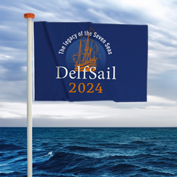 DelfSail (mast) Vlag 300x200 cm mastvlag incl broekingsband en haken 