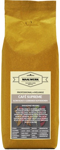 Maalwerk Professional Café Supremé 1000gr slow roast koffiebonen
