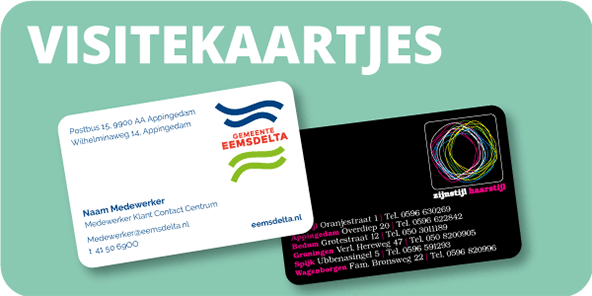 zakelijk drukwerk - visitekaartjes